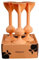 TOSSIT Jeu Fléchette Ventouse, Pétanque Intérieur Extérieur pour Sol et Mur, Silicone Puissant et Durable, Limited Edition Expansion Pack, Peach