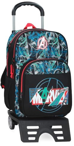 Disney marvel Marvel Shield, mochila infantil, mochila escolar, fabricada en Poliéster, Tirantes anchos y ajustables, varios bolsillos, de Joumma Bags.