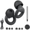 JUSTRVN Earplugs for Sleeping,Noise Reduction Soft Silicone Earplugs with 7 Pairs Ear Tips&One Connection Cord,Hearing Protection Reusable Earplugs for Sleeping,Concert,Work&Sound Reduction 25dB-30db