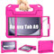 Samsung Galaxy Tab A9 Case Kids 8.7 inch 2023, TrendGate Lightweight Shockproof Samsung A9 Tablet Case Built-in Screen Protector and Handle Stand for Galaxy Tab A9 2023 & Tab A7 Lite 2021 8.7 - Pink
