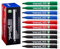 PENOL Whiteboard Marker, 10 Whiteboard Stifte in der Mehrfarbig – 850, 2–5 mm Keilspitze, trocken abwischbarer Marker mit Nordic Swan Ecolabel, geruchlose Folienstifte für Büro und Schule