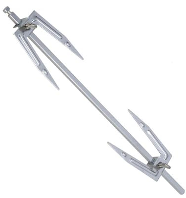 Varilla giratoria de acero inoxidable de 28 cm y 34 cm, para cocina, barbacoa, pavo, barbacoa, horno eléctrico al aire libre, pincho giratorio para pollo
