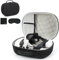 Growalleter Große Tragetasche für Meta Quest 3S/Quest 3 Headset und Akku-Kopfgurt, harte Reisetasche, kompatibel mit BOBOVR M3 Pro Akku-Pack Kopfband, Controller und VR-Zubehör