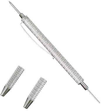 IUSOT Car Tools 2 in 1 Windshield Washer Nozzle Adjustment Tool,Windshield Cleaner Needle for Windscreen Washer Jets,Durable Car Windscreen Cleaner Accessory,Aluminum Alloy Jet Needle Cleaning Tool