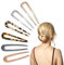 VEGCOO 6 Pezzi Forcina a Forma di U, Forcine per Capelli Francesi Forma di U Fermaglio, Forcine per Capelli a Forma di U per Donna e Ragazza