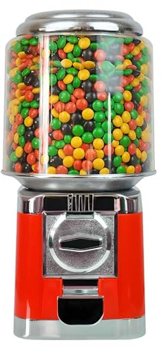 Distributore Automatico di Caramelle Gumball retrò a Gettoni per Bambini - Blu, Giocattolo Vintage con Chiavi Affascinanti e Gusti Sorprendenti