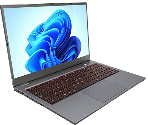 Plyisty 15,6 Pouces 16 Go de RAM Ordinateur Portable pour Celeron I7 Processeur de 9e Génération PC, Ordinateur Portable FHD Affichage pour Le Bureau d'affaires/étudiants, Aluminium MG Alloy,