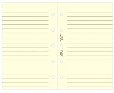 Filofax 513053 Mini Linien Notizpapier, cotton cream