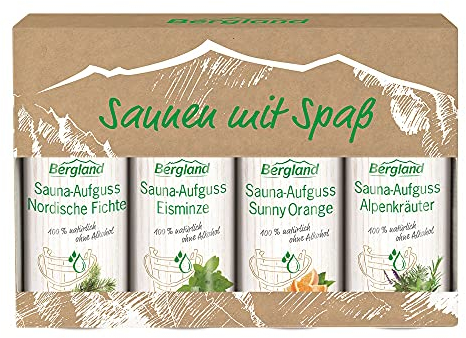 Bergland Saunen mit Spaß - Set 4 x 50 ml