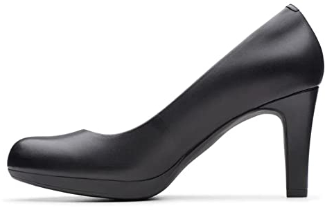 Clarks Adriel Viola 26129360, Tacchi Donna, Black Leather, 38 EU