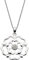 Heritage Dew Sterling Silver Open Tudor Rose Necklace of Length 45.7cm 9319HP