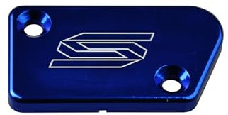 SCAR Couvercle maitre cylindre frein avant Compatible avec YAMAHA YZ YZF YZ-F WR 125 250 450 07-25 - Bleu