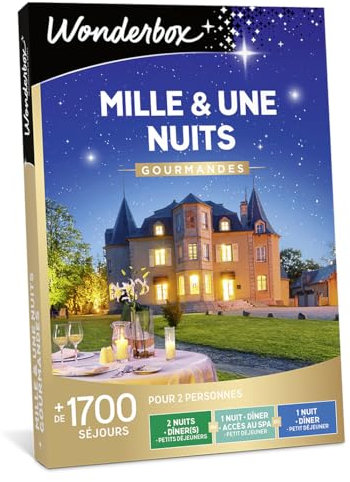 Wonderbox - Mille Et Une Nuits Gourmandes - Coffret Cadeau - Idée Cadeau Séjours