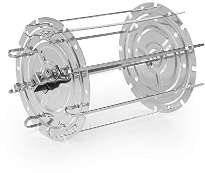 Klarstein AeroVital Fry Kebab-Set, Zubehör, Edelstahl, 8 Spieße, silber
