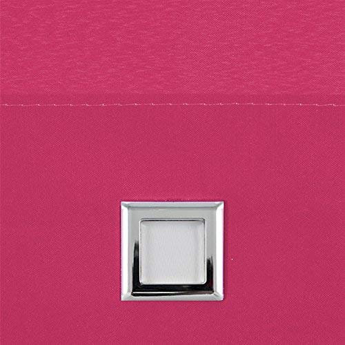 Square Eyelet Roller Blind Easy Fit Trimable Home Office Window Blinds (Pink/Fuchsia, 90cm x 165cm (35.4 x 65))