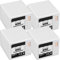 4X Akku kompatibel mit Arlo Go [Li-Ion - 3660mAh - 7.2V - ersetzt Original-Akku VMA4410]