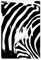 H105M_NS1DO Wandsticker, Zebramuster, 105 x 155 cm