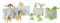 Simba 104342552 - Großes Dino Ausgrabungsset, 4 Dinosaurier Skelette zum Ausgraben, 2X mit Glow in The Dark Effekt, 6-8cm, mit Werkzeug, ab 3 Jahren