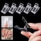 1 to 20 pcs Nail Tips Clip Quick Building Poly UV Builder Gel Extension Clamp (Nail Clip X 5)