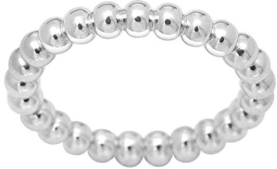JC Trauringe Damenring Kugel-Ring 925 Sterling Silber Schmuckring 125 299-silber (60 (Ø 19,1 mm))