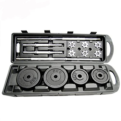 LTLCLZ 50Kg Kurzhantel Set Kurzhantel Hantelscheiben Fitnessgeräte Kurzhantel Langhantel Home Gym Trainingsgeräte