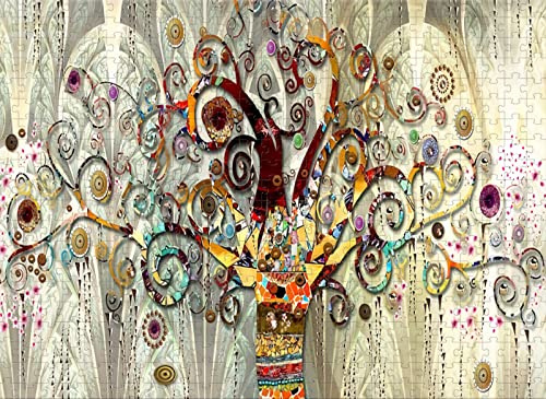Puzzle per adulti 6000 pezzi Arte albero della vita Puzzle impegnativo e gioco di famiglia Combinazione di puzzle