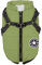 Voarge Hundejacke Winterweste Jacken, Hundemantel mit Geschirr für Kleine Hunde Hundemantel Wasserdicht Maschinen Waschbarer Reflektierender Streifen Design Haltbarer D-Ring (M, Grün)