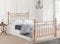 Save On Goods UK Antique Victorian style,polished Rose Gold finish traditional metal bed frame bedstead. (4ft6 Double)