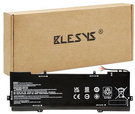BLESYS KB06XL HSTNN-DB7R Laptop Akku für HP Spectre x360 15-bl 15-bl0xxx 15t-bl0xxx 15-bl075nr 15t-bl101ng 15t-bl102ng 15-bl000na 15-bl031ng 15-bl012dx 15-bl0xx 15-bl002xx 11.55V 79.2Wh