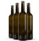 WYSKONT Bouteille 750ml Bordeaux 48 pièces - Bouteilles de vin vide pour brasserie à la maison - Boîte de rangement pour boissons - Décoration de service - En verre olive