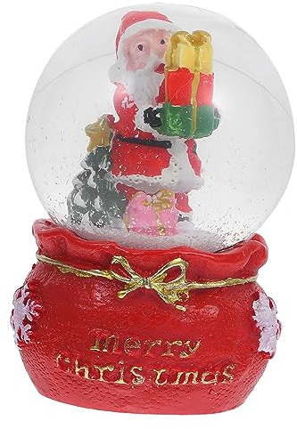 Garneck Schneekugeln Musical Weihnachtskristallkugel Schneeflocke Schneekugel Weihnachtsstrumpf Stuffer Schneekugel-kit Weihnachtskugel Mit Musik Kind Weihnachten Weihnachtsschnee