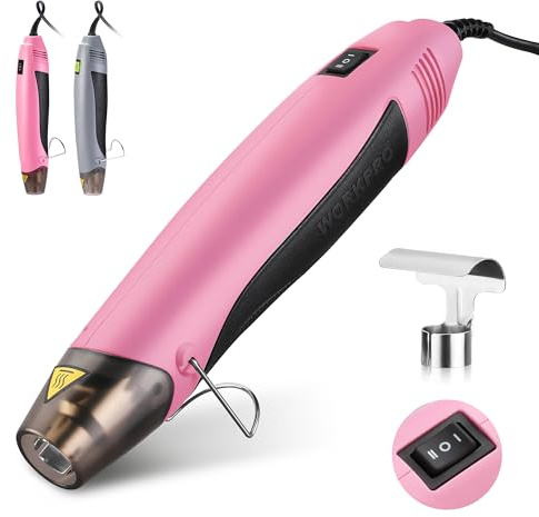 WORKPRO 400W Mini Heat Gun with Reflector Nozzle and 2 Temp Settings