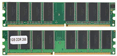 Topiky DDR-Speichermodul, 2 Stück 1 GB 226 MHz PC-2100 184-Pin-Ram-Computerspeichermodul für Desktop, Kompatibel für