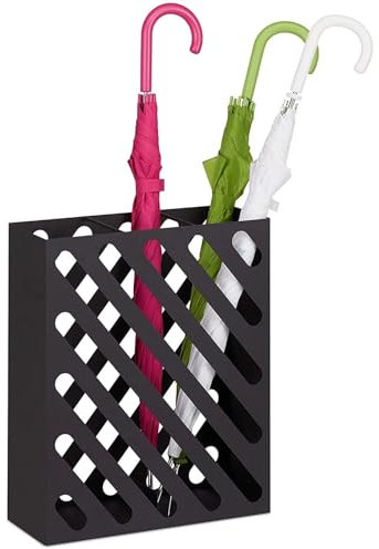 Porte-parapluie Moderne Porte-parapluie, Autoportant Fer À Repasser Porte-parapluies | Stable Economie D'espace Porte-parapluies, Organisateur De Parapluies Pour La Maison Entrée ( Color : Black )