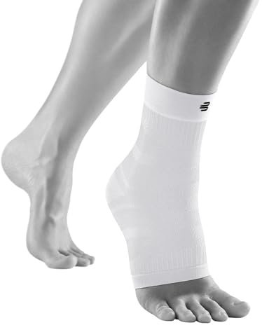 Bauerfeind Sleeve für dein Sprunggelenk „Sports Compression Ankle Support“, 1 Unisex Sprunggelenkbandage mit Kompression, Knöchelschutz für Laufen, Fitness und Ballsportarten, Rechts & Links tragbar