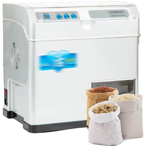 Desgranadora automática para pelar cereales de trigo, descascaradora de cáscara de arroz, descascaradora 8 engranajes, trituradora desgranadora arroz para integral claro, arroz con germen