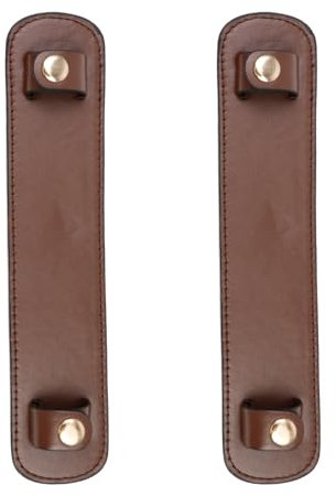 Crapyt Rucksack-Gurtpolster für Rucksäcke, Braun