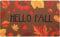 Mindsoft Hello Fall Welcome Doormat Maple Leaves Fall Mat Rug Thanksgiving Front Door Mat Autumn Front Door Rug for Home Indoor Holiday Decoration 18 x 30 Inch (Marrone)