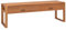Iiaky Meuble TV 140x40x45 cm Bois de Teck,Meuble TV Haut,Table Television Salon,Meuble Télé Haut