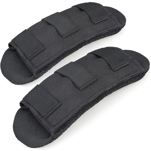 LIVANS Tactical Plate Carrier Shoulder Pads, 2 Pack Shoulder Strap Pad Backpack Strap Cushion Pads Vest Shoulder Pads Bag Strap Pad Backpack Accessories Fit Up to 3.1 Strap