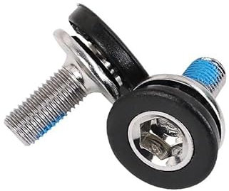 2 viti di fissaggio esagonali per pedivella da 8 mm, con tappi, viti senza cappuccio per movimento centrale per mountain bike e bici da strada, compatibili con FSA, Suntour, Prowheel e molto altro