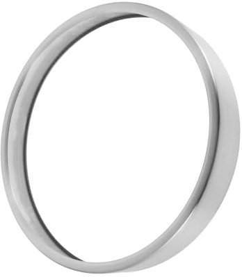 MAGICLULU Quarzuhr-Grenze Ersatz-metallrahmen Wanduhr Schlankes Minimalistisches Design Silberfarbene Metalluhrteile