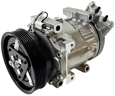 Compresor de aire acondicionado AC A/C 7V16 compatible con Renault KANGOO CLIO II compatible con Chevrolet ESTATE 1.5 926000097R 926006229R 8200802608