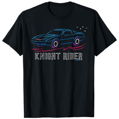 Knight Rider Oldtimer Neon Streak T-Shirt