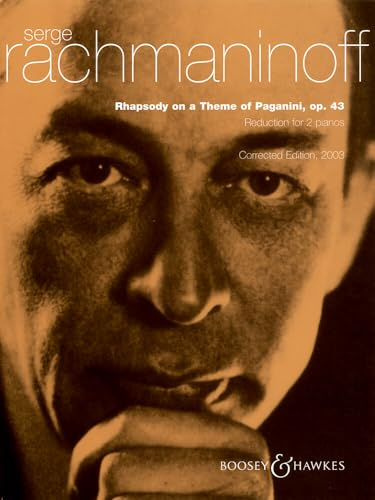 Rhapsody on a Theme of Paganini: Corrected Edition, 2003. op. 43. Klavier und Orchester. Klavierauszug.