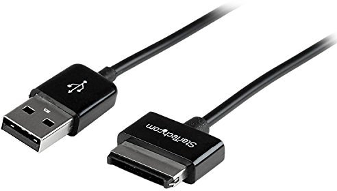 StarTech.com Cavo 3 m USB 2.0 Caricatore e Dati per ASUS Transformer Tablet - Nero - Cavo USB (2.0, USB A, ASUS 40-Pin, 12,5 cm, 22,5 cm, 1 cm)