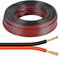 25m Red/Black Multistrand 2 x 0.5mm Speaker Cable by electrosmart® - Ideal for Car Audio & Home HiFi
