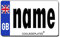 Personalised Rear Number Plate Compatible/Replacement for Little Tikes Ride On Cars