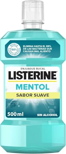 Listerine Zero Alcohol Mouthwash Soft Mint 500ml