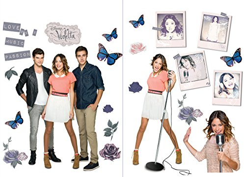 Disney spl21 Violetta Violetta Silber Home Dekorationen Aufkleber 45 x 65 cm